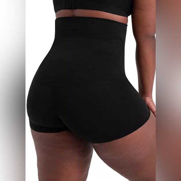 New SHAPERMINT Empetua All Day Every Day High-Waisted Shaper Boyshort XL BLACK - Picture 2 of 4
